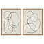 Ensemble d'art mural sur toile 871 cercles modernes et 869 Going in Circles par Teju Reval-279188020
