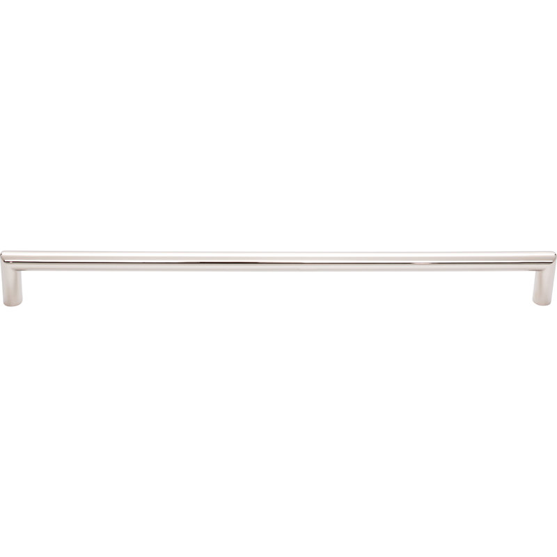 Kinney Bar Pull, Polished Nickel, 12" Center to Center