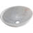 AA Warehousing 16.5'' Off-white/White/Gray Stone Circular Bathroom Sink