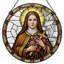 Vitrail Saint Rose H H 12 po-117558171