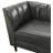 Faux Leather Chaise Lounge