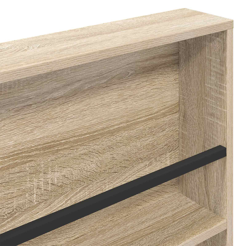 Wood Magazine Rack, Beige