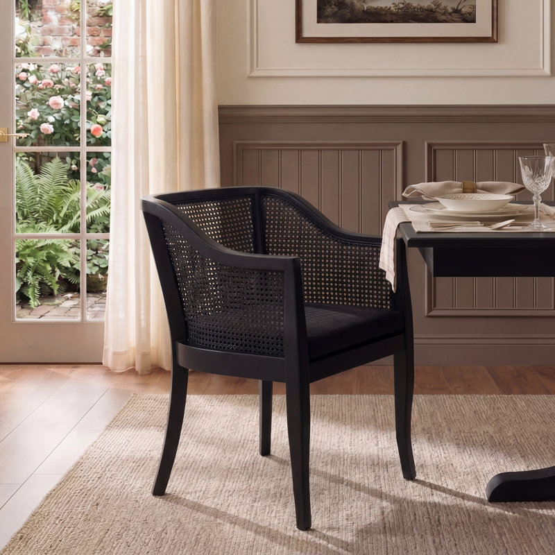 Fauteuil Kerwin, Noir / Noir