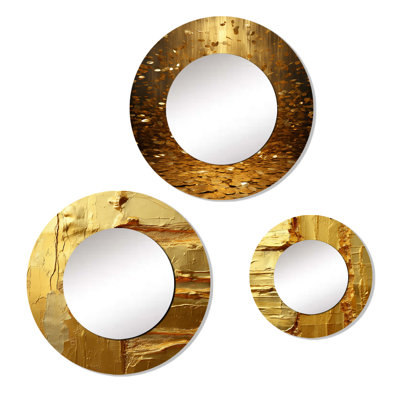 Hogansville Metal Round Mirror