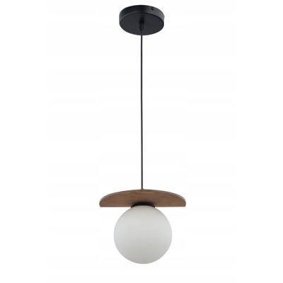 Plympton 1 - Light Black/Brown Single Pendant
