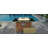 43" Propane Gas Fire Pit Table,60000 BTU Rectangular Open Weave Wicker Fire Pit with Glass Wind Guard for Outside Patio Deck Garden Backyard-150592027