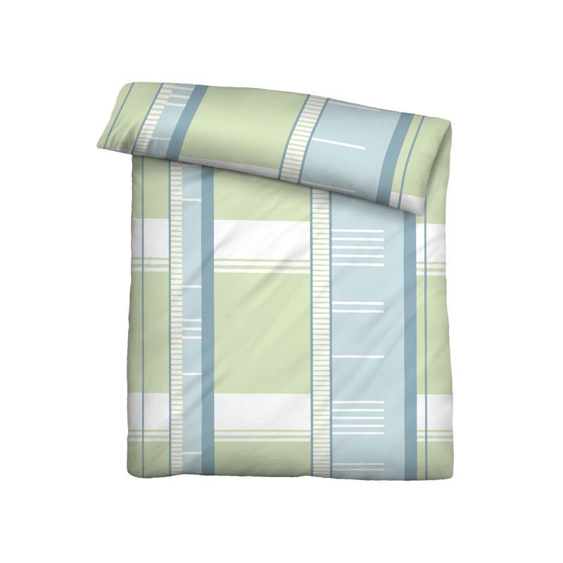 Microfiber 2 Piece Duvet Cover Set, 155 x 220 cm - 1 Pillowcase (80 x 80 cm)