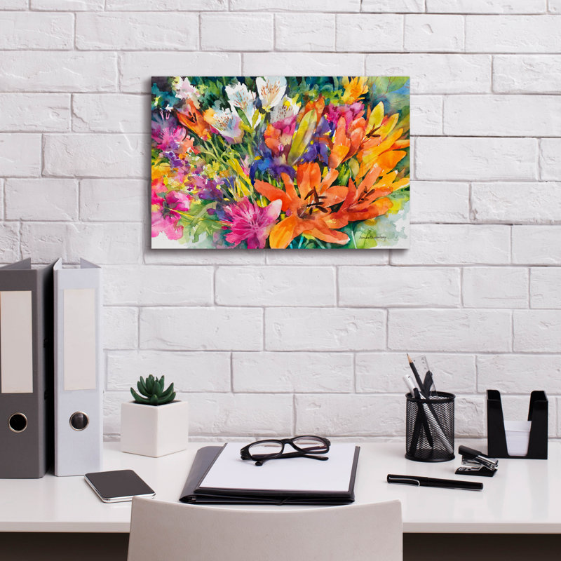«Wining Porter» par Annelein Beukenkamp, art mural sur toile, H 12 po x l 18 po x P 0,75 po