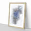 Trio of Blue Roses - Picture Frame Painting Print-56854599-56854601
