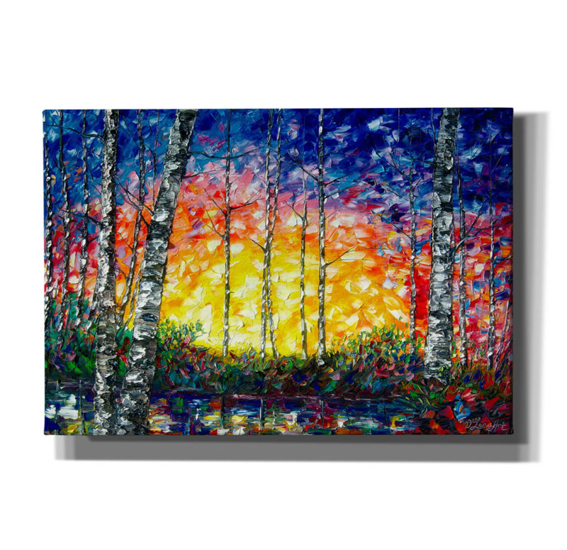«Morning Breaks» par Lena Owens, H 18 po x l 26 po x P 0,75 po