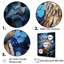 Chouettes bleues au clair de lune I-97026669-97026672