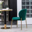 Chaise de salle à manger en velours-1043310813