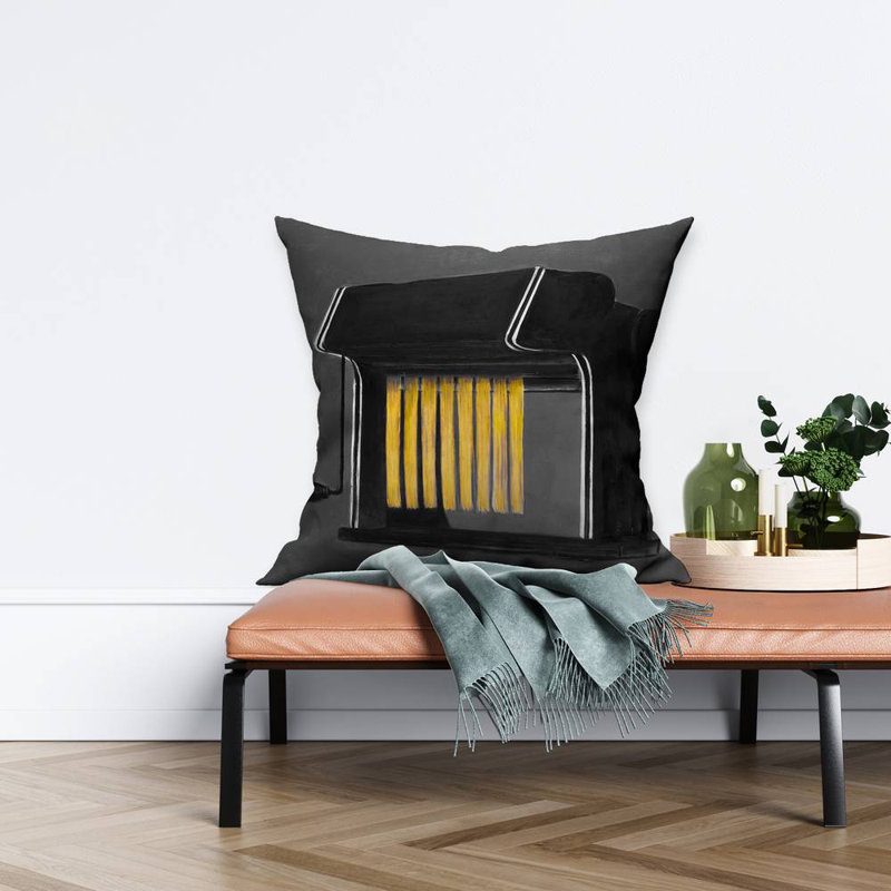 Fresh pasta machine - 26"x26" Throw pillow - Poly twill - Print on demand
