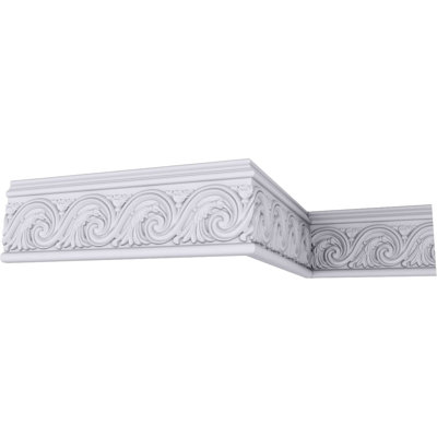 Moulure de rail de chaise H 7 po x P 1 po x L 94 1/2 po
