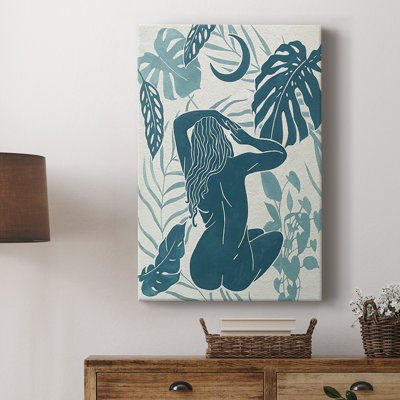 Toile tendue avec châssis Moon Gazer IV - prêt à accrocher