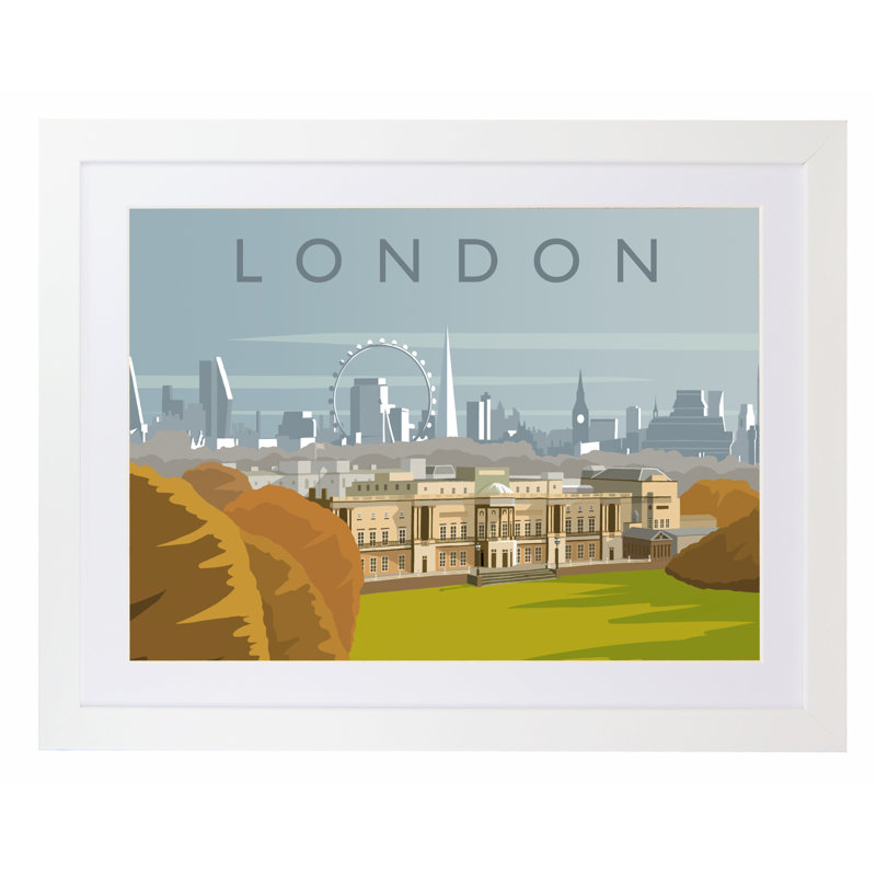 Richard O'Neil - Print, White Wood Frame, 33.5 cm H x 43.5 cm W x 2.2 cm D