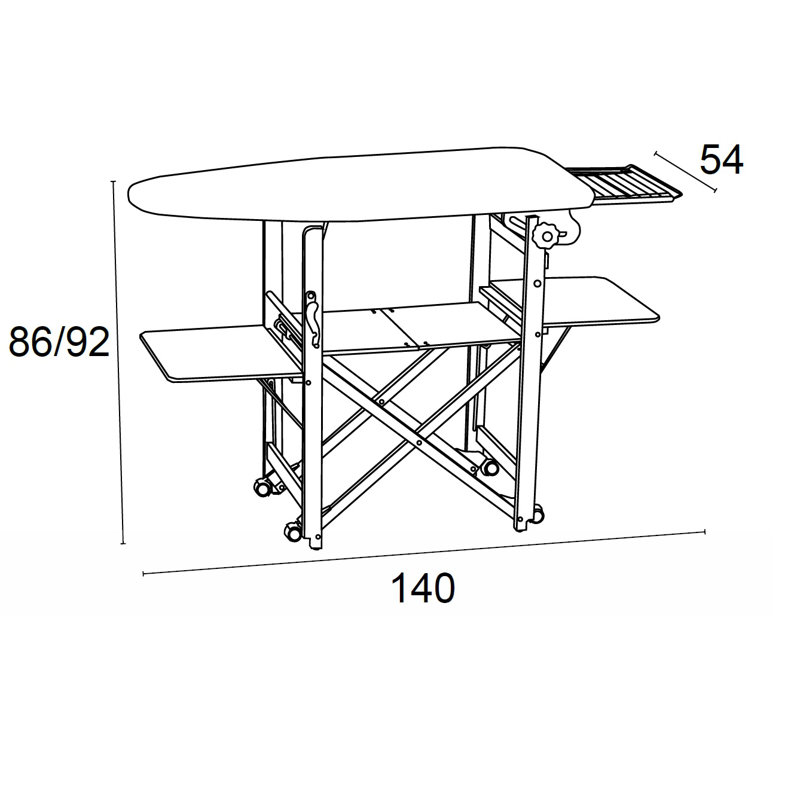 Millwright Wood Freestanding Ironing Board