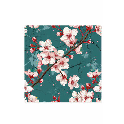 Impression florale de fleur de cerisier japonais Sakura