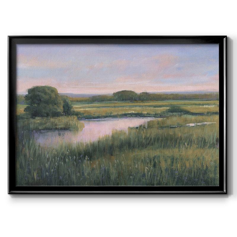 Spring Marsh I, reproduction d'art sur toile, Noir, H 18 po x l 26 po x P 1,5 po