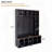 Farmhouse Wooden Hall Tree with 13 Compartments and Adjustable Shelves-1887101198