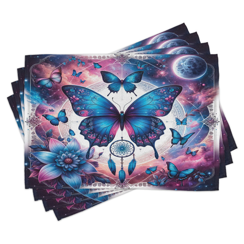Ensemble de 4 napperons Ambesonne Boho