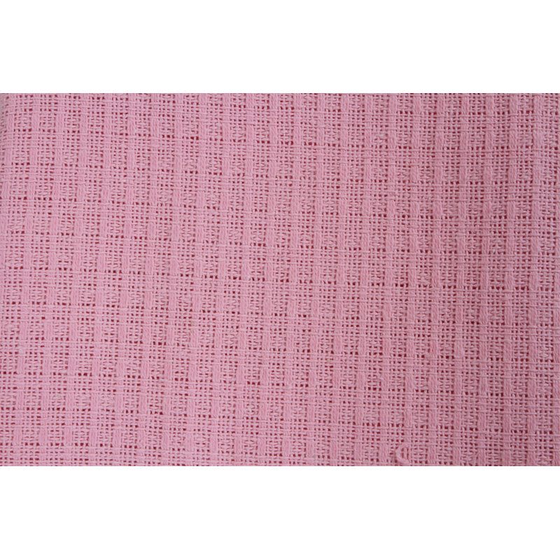 Couverture 100% coton Ariza Sleep, Grand, Rose