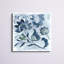 Peinture sur toile tendue Indigo Ornament VI-966622553