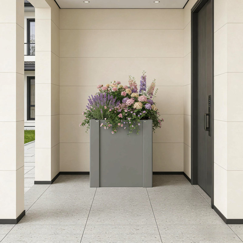 Balcony Planter Bed,Outdoor Planter Box,Elevated Garden Bed(Only Planter Box)