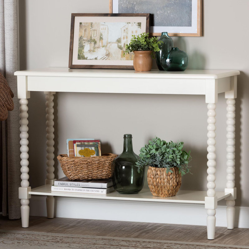 Console Baxton Studio Bayard avec pieds de canette