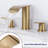Widespread 2-handle Bathroom Faucet with Drain Assembly-92758014