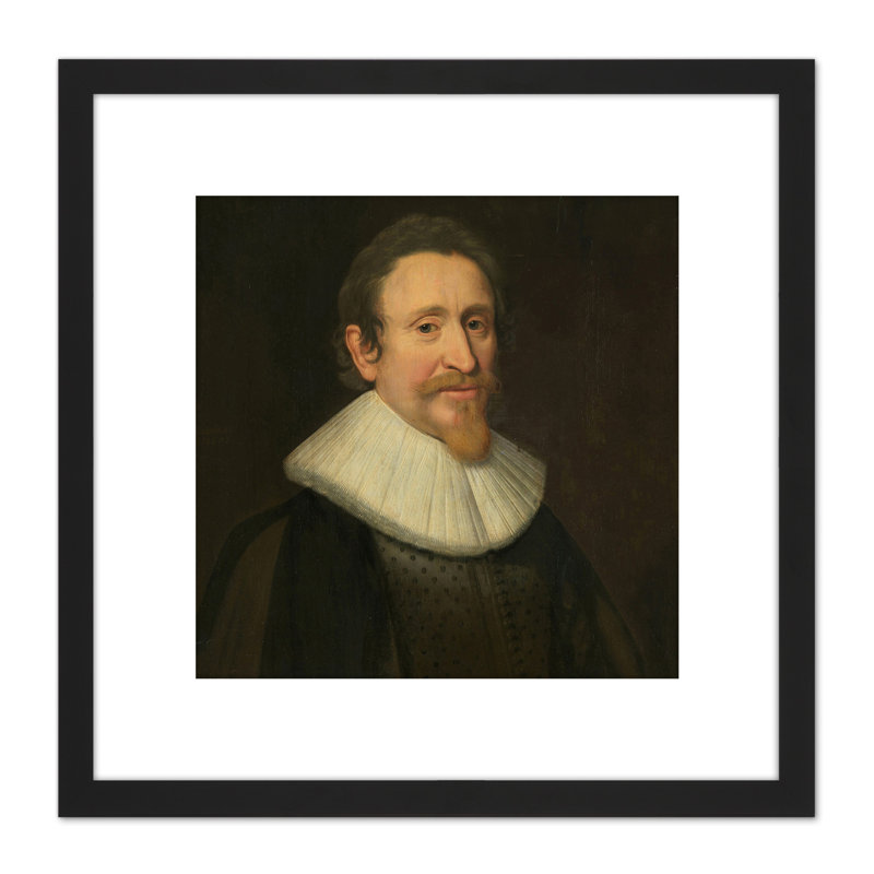 Portrait Hugo Grotius by Michiel Jansz Van Mierevelt - Single Picture Frame Painting