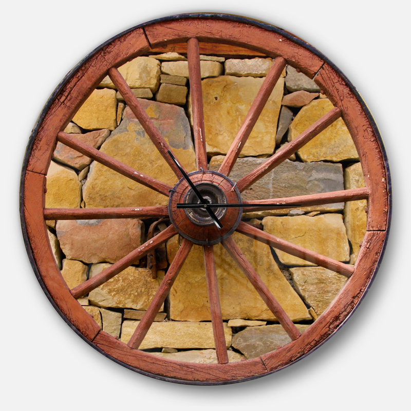 Horloge murale Swigart Farmhouse Designart, Surdimensionné