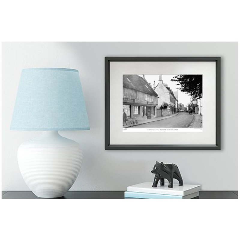 Cirencester, Dollar Street C1950 1 Piece Single Picture Frame Wall Art, 60cm H x 80cm W x 2.3cm D