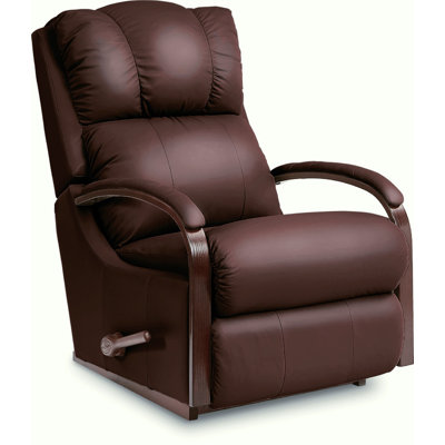 Harbor Town Leather Match Manual Rocking Recliner