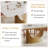 63-94.5" Modern Extendable Dining Table With 8 Dining Chairs