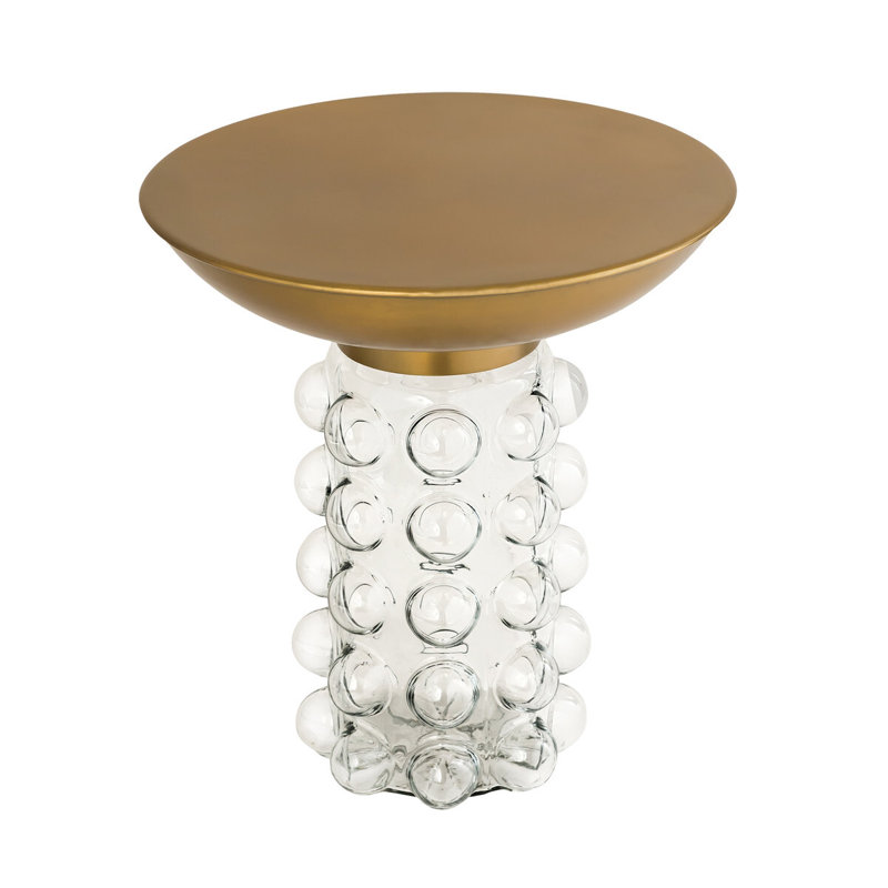 Mervin Iron Tray Top End Table