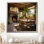 Angelisha Farmhouse Family Diner Pointillism - ferme, art mural