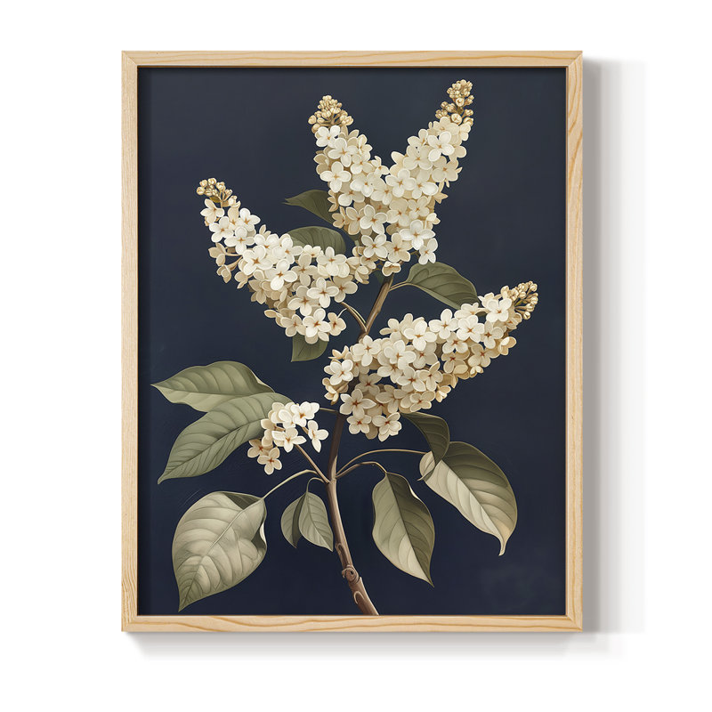 FLORAL Series CLIX Framed Print - Solid Wood, 30" H x 24" W