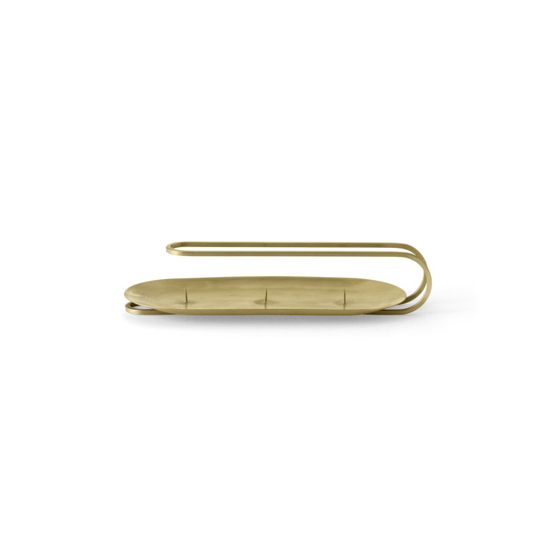 Clip Candlestick, Brass