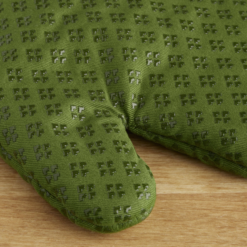KitchenAid Asteroid Solid Textured Oven Mitt, Matcha