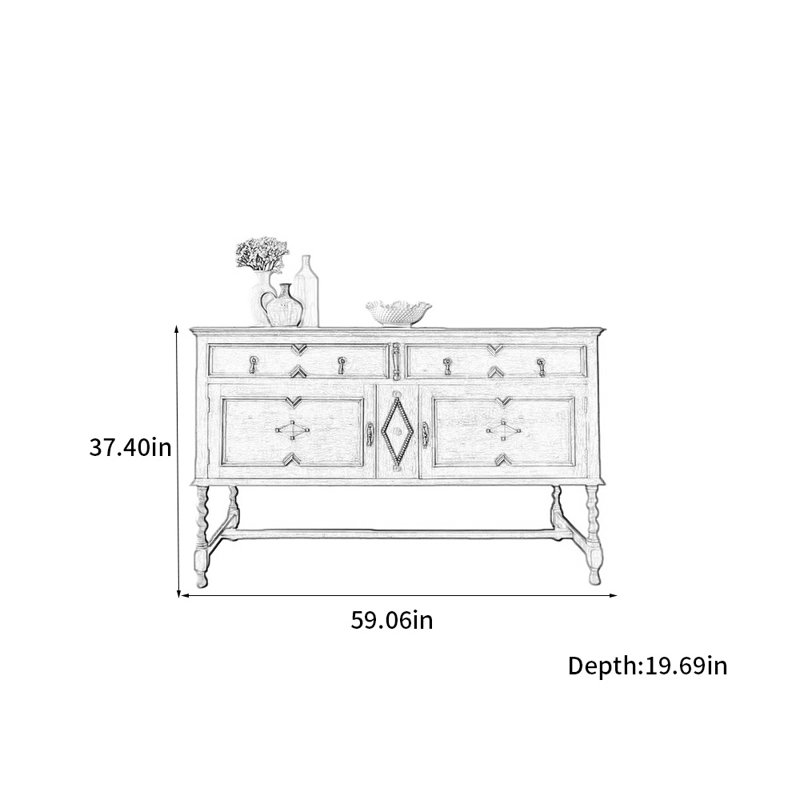 French retro sideboard