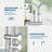 Double Handle Floor Mounted Freestanding Tub Filler Faucet with Handshower-74708626