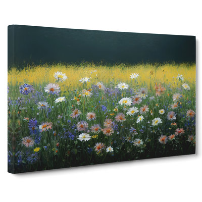 Lovable Wildflowers Floral - Wrapped Canvas