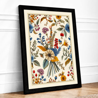 Bouquet Botanical - Framed Print