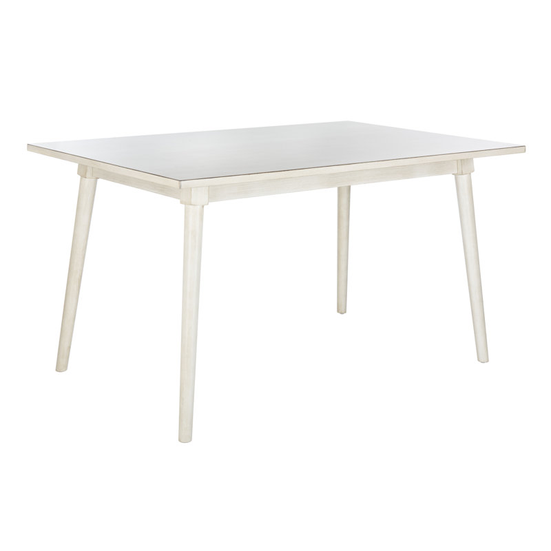 Table de salle à manger Lucca, Blanc antique