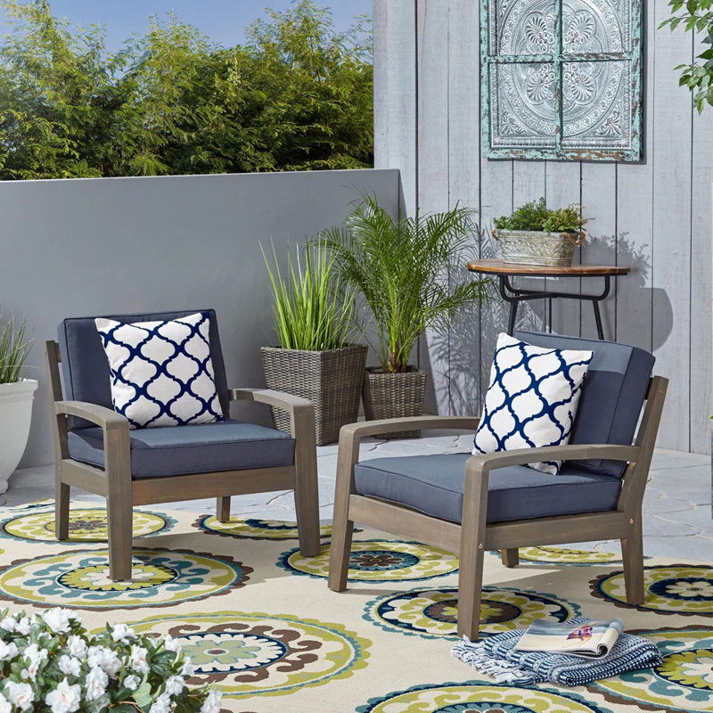 [Chaise simple] CHAISE CLUB GRENada, Gris foncé / Gris