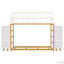Lit en bois avec garde-robe mobile-1402934107