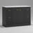 Adonia 48'' W Single Bathroom Vanity With Sink Top, Fluted Wood Bathroom Cabinet With 4 Drawers and 2 Doors, Black Bathroom Storage -912680013