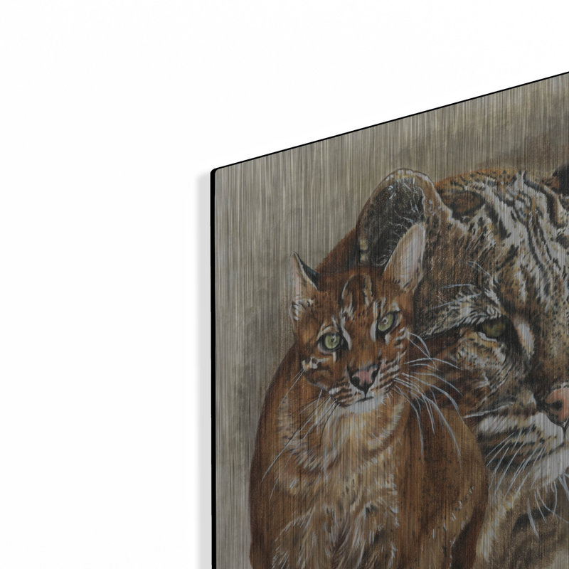 «Asian Golden Cat» par Barbara Keith, H 24 po x l 16 po