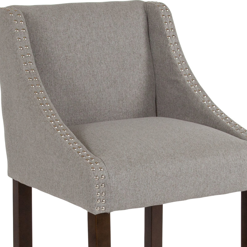 Tabouret Padmukh, Tabouret de comptoir (siège d'une hauteur de 24 p, Gris clair